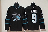 Sharks 9 Evander Kane Black Adidas Jersey,baseball caps,new era cap wholesale,wholesale hats